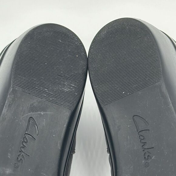 Clarks Size 7M Everlay Brown Coda Dark Leather Slip On - Picture 15 of 15